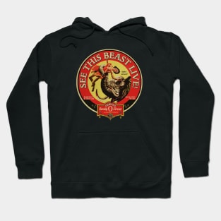 Vintage Circus Crazy Elephant Hoodie